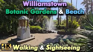 WILLIAMSTOWN BOTANIC GARDENS AND BEACH WALKING TOUR | BEAUTIFUL DAY IN MELBOURNE VICTORIA AUSTRALIA