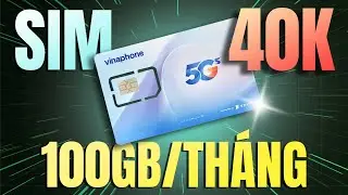Sim 5G 100GB/ 1 Tháng Giá 40K Của Vinaphone - Mình Đã Dùng Hơn 1 Năm!