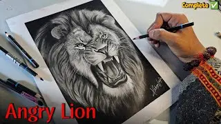 How To Draw Lion || Part - 02 || Kishan Gupta Arts