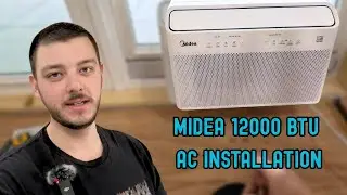 Midea U Window AC Complete Installation |12,000 BTU 2025 Model - DIY, Step-by-step Guide