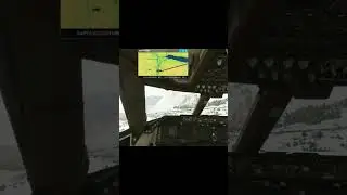 (LSMF) Mollis Switzerland military Airport B.747 Impossible landing in winter with headwind 150