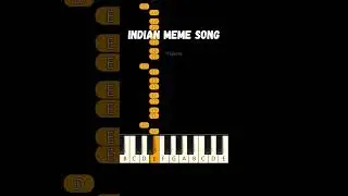 Indian Meme Song 🇮🇳 EASY Beginner Piano Tutorial