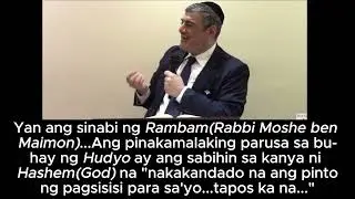 Why did Prophet Elijah slaughter 450 false prophets? - Rabbi Yosef Mizrachi(Filipino Subs)