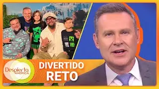 Alan Tacher y sus hijos ponen a prueba a Jack Black y Jason Momoa | Despierta Am&eacute;rica | 25 marzo