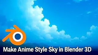 Как создать небо в стиле аниме в Blender 3D | Урок по Blender