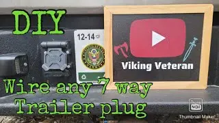DIY, Wire 7-way trailer plug #truck #diy #offroad #shop