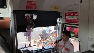Tiếp viên xe Phương Trang Cần Thơ đọc Thuyết Trình