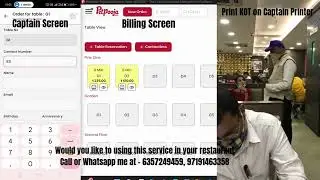 Game-Changing Update for Restaurant:  Print KOT's Anywhere with Captain App!