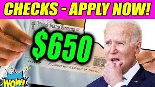 NEW STIMULUS CHECKS IN 7 NEW STATES for Low Income! Apply for $650 Check NOW (DEADLINE)