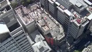 180 Brisbane Construction Time lapse