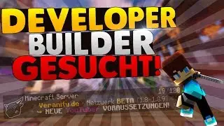 DEVELOPER UND BUILDER GESUCHT! | MINECRAFT SERVER VORSTELLUNG | Veranity.de