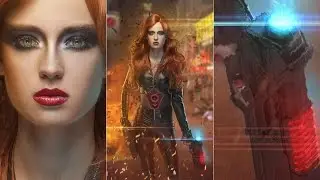 How to create Black Widow in Photoshop - Tutorial