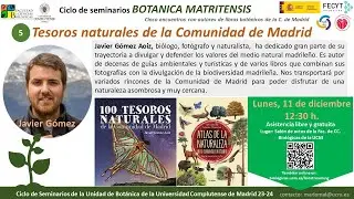 Tesoros Naturales de la Comunidad de Madrid. Javier G&oacute;mez Aoiz.