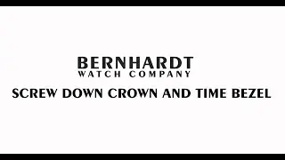 Setting the Screw Down Crown and Time Lapse Bezel on Your Watch