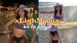 xLightMoonx IRL en la PLAYA Resumen D&iacute;a #1 🏰😂