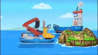 Jcb Boat ⛴️ Helping new Construction 🏗️ || #gamespoints #cartoons #games #jcbvideo #jcbgame
