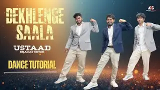 Dekhlenge Saala 🔥 | Dance Tutorial | Step-by-Step | Ustaad Bhagat Singh | Pawan Kalyan | KDS