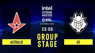 Astralis vs G2 &ndash; Map 2 [Dust2] - IEM Katowice 2022 - Group Stage