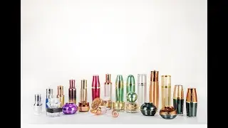 Acrylic Bottle Set with Threaded cap