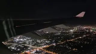 Nighttime Takeoff from Perth Airport | a330-200