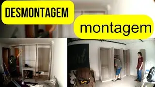 desmontagem e montagem guarda roupa 6 portas #diy#desmontagem #montagem#guardaroupas#riograndedosul