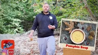 Pumpkin Velout&eacute; Soup With Chestnut Oil | Cooking In Nature  | #DoStathi #Ikaria
