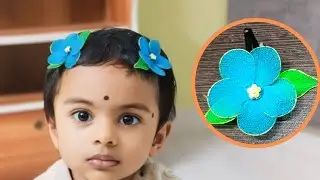 DIY : easy stocking flower | nylon flowers | DIY flower @diycraftysewing