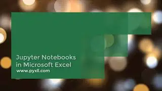 Python Jupyter Notebooks in Microsoft Excel