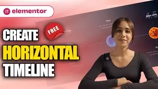 Elementor Horizontal Timeline FREE | WordPress Tutorial