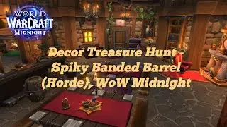 Decor Treasure Hunt - Spiky Banded Barrel (Horde), WoW Midnight
