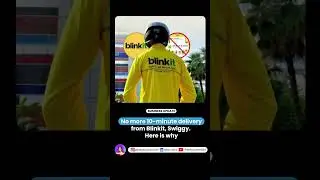 Blinkit, Swiggy bans 10 minutes delivery. #blinkit #swiggy #marketingnews