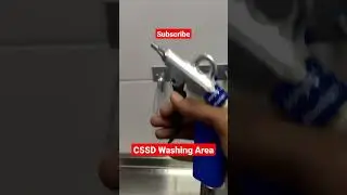 CSSD Washing Area and Vacuum cleaning #shorts #ot #cssd #sterilization