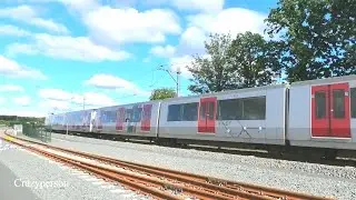 RET Metro SG3 Langs Goederenspoor Hoekse Lijn naar Maassluis