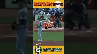 Giants Barry Bonds VS A&rsquo;s Mark Mulder 2004 #MLB All-Star Game #baseball