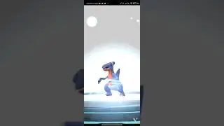 EVOLVING GABITE TO GARCHOMP POKEMON GO #EVOLVING #GABITE #GARCHOMP #pokemon GO #SHORTS
