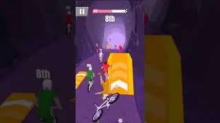BIKE RUSH LEVEL 535 WITH TOXIC BIKE IN CAVE 🤩 #shorts #android #ios #gaming #gameplay #bikerush