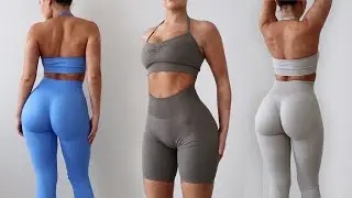 THESE GYM LEGGINGS ARE LITERALLY SHAPEWEAR... (so flattering) | Lazuli Label May 2023 Haul