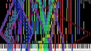 Hartmann's Youkai Girl | Touhou 11: Subterranean Animism | Black MIDI (300,000 notes)