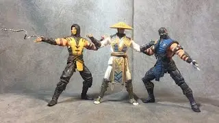 Mezco Toyz Mortal Kombat Wave 1 (Sub-Zero, Raiden and Scorpion)