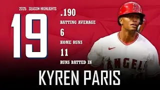 Kyren Paris || 2025 Los Angeles Angels Highlights