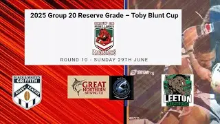 2025 Group 20 Reserve Grade &ndash; Toby Blunt Cup