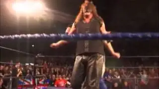 Abyss Catches Christian Cage With The Black Hole Slam