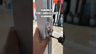 how to install aluminum sliding window locks #tutorial #aluminium #aluminum #aluminumworker #fyp