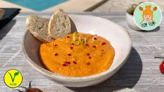 Vegane Tapas - Mojo Rojo | Salsa aus Ofenpaprika