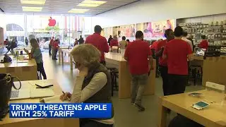 Trump threatens Apple with 25% tariff