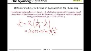 Monash Chemistry - The Rydberg Equation
