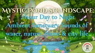 Mystic Sanctuary Pond Soundscape: 2hrs of Water, Nature, Piano and Urban Breath