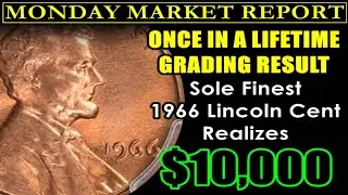 💥$10,000💥 1966 Lincoln Cent Sale Is What Dreams Are Made Of! | MONDAY MARKET REPORT