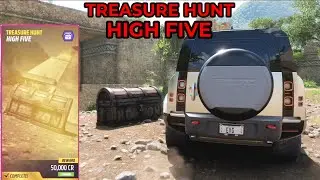 Forza Horizon 5 - Treasure Hunt Guide - HIGH FIVE - Land Rover Defender 2020