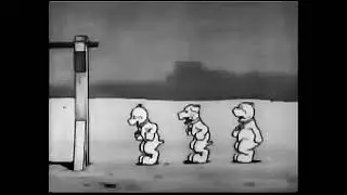 アニメ　のらくろ二等兵　教練の巻　　　1933年製作